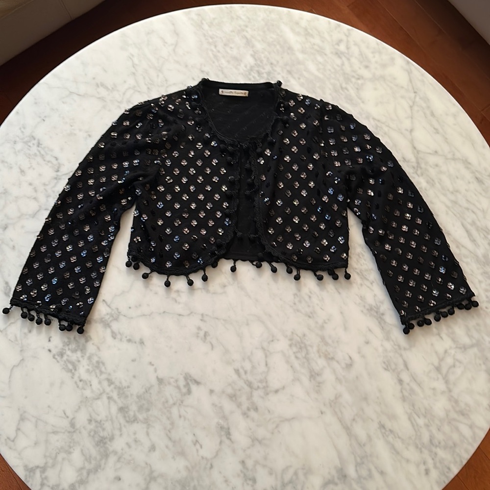 Nanette Lepore Bolero Knit Jacket.